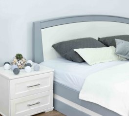 Ліжко дерев'яне Дрімка Женева з підйомним механізмом та нішею для білизни Бук