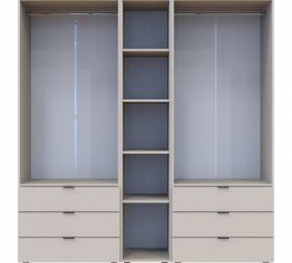 Шафа Дорос Гелар кашемір з Етажеркою 4 дверна 193,2 см