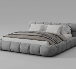 Ліжко м'яке Городок меблі Блейк з підйомним механізмом та нішею для білизни