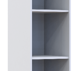 Этажерка к шкафам Дорос Гелар белый 38,2 см