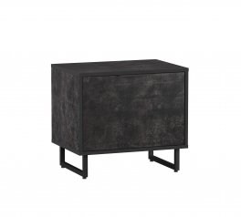 Тумба для обуви бетон темный F-0004 Форте