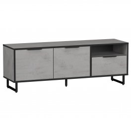 Тумба ТВ бетон тефра F-0007 Форте