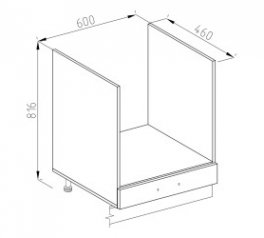 Тумба нижняя Н 60 Пл Граффити
