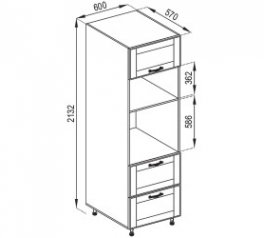 Пенал П 60 ДШ п/микромин. Доминика