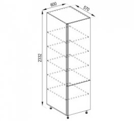 Пенал П 60 (h-920) Софи