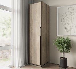 Пенал зі штангою дуб гранж пісочний R-0012 Рамо