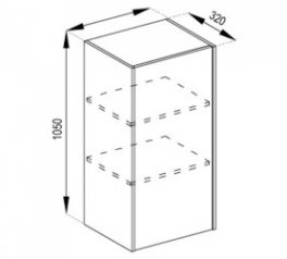 Тумба верхня В 40 1Д Графіті