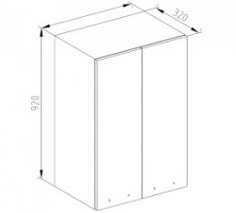 Тумба верхня В 60 (h-920) Софі