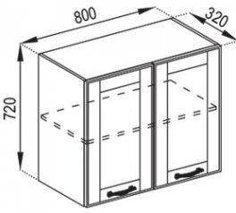Тумба верхня В 80 Домініка