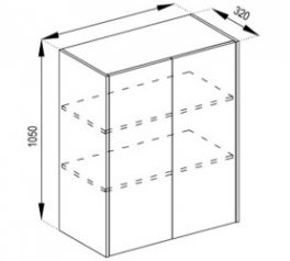 Тумба верхня В 90 2Д Графіті