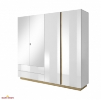 Шафа 4D2S/220 Perfect Home Arco 4 дверна білий 220 см