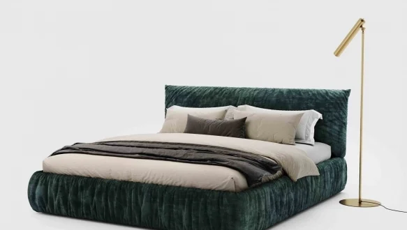  Ліжко двоспальне м'яке Woodsoft Kemi / Кемі з підйомним механізмом та нішею для білизни 8