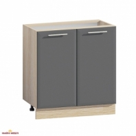 Тумба нижняя Н70.82.2Д Хай-Тек глянец перламутр