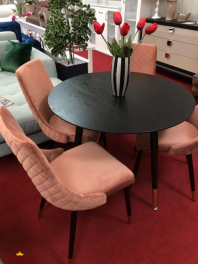 Стілець Piano Velvet античний рожевий