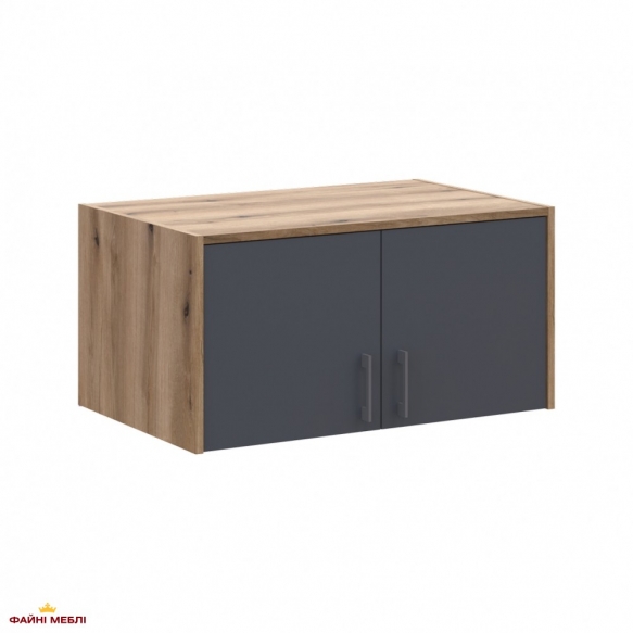 Антресоль висока Дорос Ронді графіт 2-дверна 82 см 3