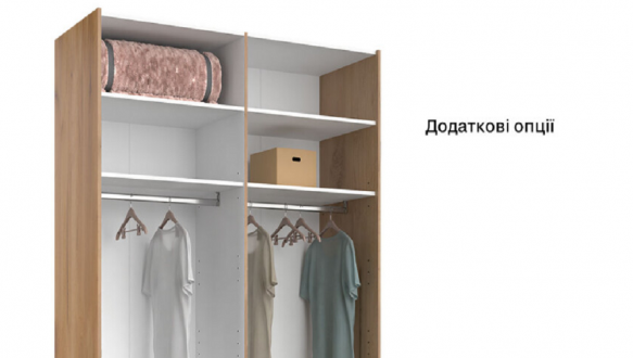 Шафа-купе з дзеркалом 1,5х2,4 Асті 11