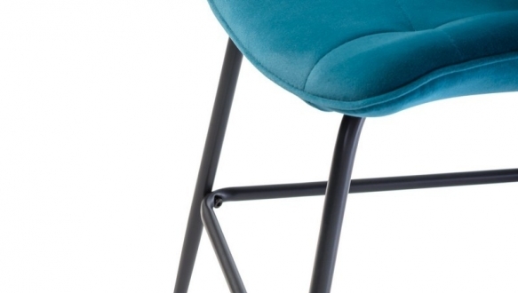 Стул полубарный B-140-1 лазурный 9