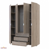 Шафа для одягу Дорос Гелар дуб сонома 4-х дверна 155 см