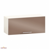 Антресоль А80.36.1Д Бар неглубокая Крашеный высокий глянец с печатью