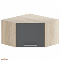 Антресоль А60х60.36.1Д кут. не глубокая Хай-тек глянец перламутр