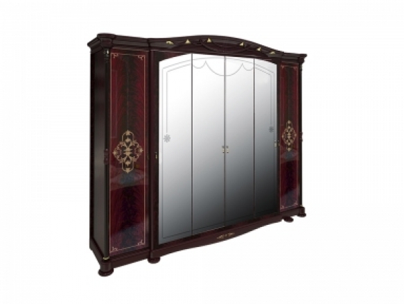 Шкаф 6D с зеркалом Роселла