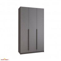 Шкаф Mebelstar Оскар трехдверный Антрацит 120 см