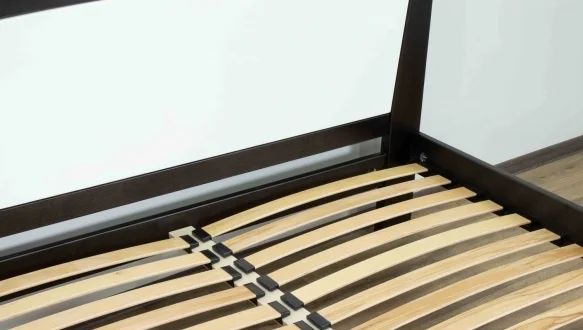 Ліжко двоспальне дерев'яне Дрімка Женева Бук 6