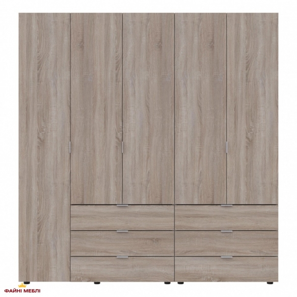 Шафа Дорос Гелар дуб сонома 5 дверна 193,7 см 4