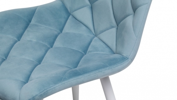 Стілець M-45 блакитний топаз + білий 8