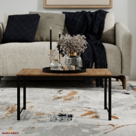 Стіл-трансформер Just Fiji Дуб крафт золотий/Чорний