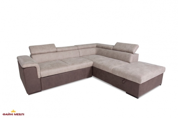 Угловой диван раскладной дельфин Бенито Мебель Стиль 252 × 221 см 0