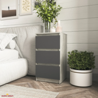 Тумба приліжкова бетон/антрацит Т216