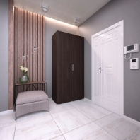 Шкаф Морели SТ0010 2 дверный венге темный с полками 100 см