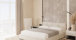 Ліжко м'яке двоспальне Шик Галичина Фабіо