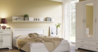 Модульная спальня Tiffany/Тиффани Mebelbos Вудлайнт крем