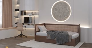 Ліжко дитяче Щит бука Лев Лев Мілвокі з підйомним механізмом