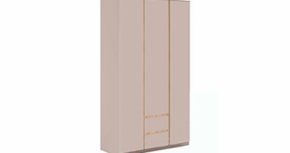 Шкаф Світ меблів 3Д2Ш Фрида 3 дверный Тоффи 120 см