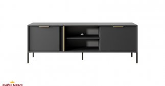Тумба під ТВ Lars/Ларс RTV153 2D Антрацит Perfect Home Ширина 153 см