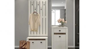 Модульний передпокій Гербор Селена Ясен сніжний / Дуб ансберг темний