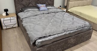 Ліжко м'яке Городок меблі Дебора з підйомним механізмом та нішею для білизни