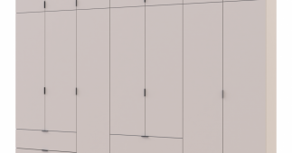 Шкаф для одежды Дорос Лукас кашемир 7 дверный 315 см