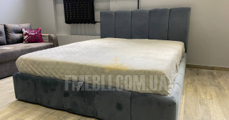 Ліжко м'яке двоспальне Канада з підйомним механізмом та нішею для білизни