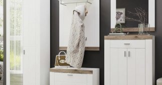 Модульний передпокій Сокме Санторіні Білий / Дуб вікінг