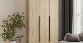 Шкаф Mebelstar Оскар трехдверный Дуб сонома 120 см