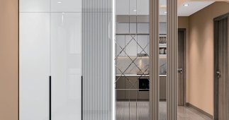 Шафа 3Д + антресоль 3Д Лайн Елегант