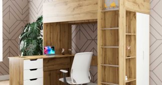 Кровать чердак детская Art in Head Binky ДЮС33