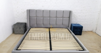 Ліжко м'яке двоспальне Тейлор 2 з підйомним механізмом та нішею для білизни