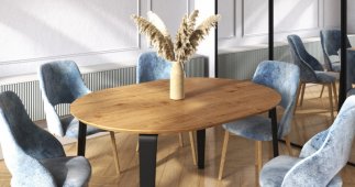 Стіл Амбер Круг розкладний