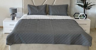 Кровать мягкая двуспальная Городок меблі Капри без подьемного механизма