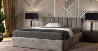 Ліжко м'яке двоспальне Arbordrev Рафаель